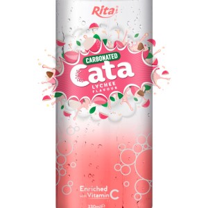 330ml Carbonated Lychee Flavor Drink